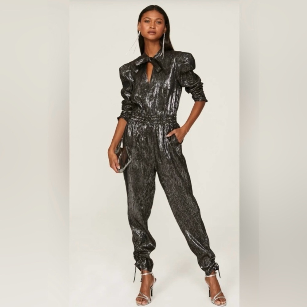 NWT Scotch & Soda Silver Jumpsuit